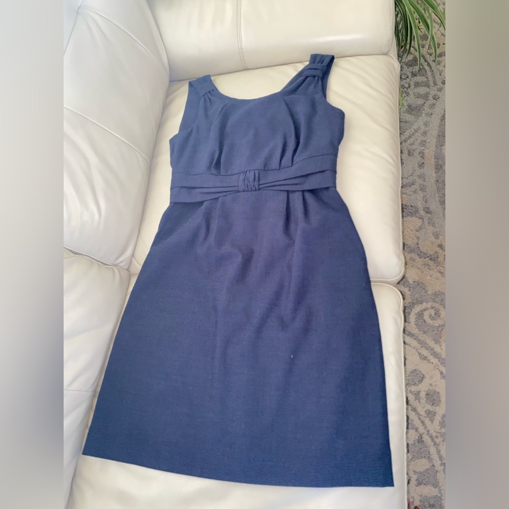 Navy blue sleeveless banana republic dress size 6